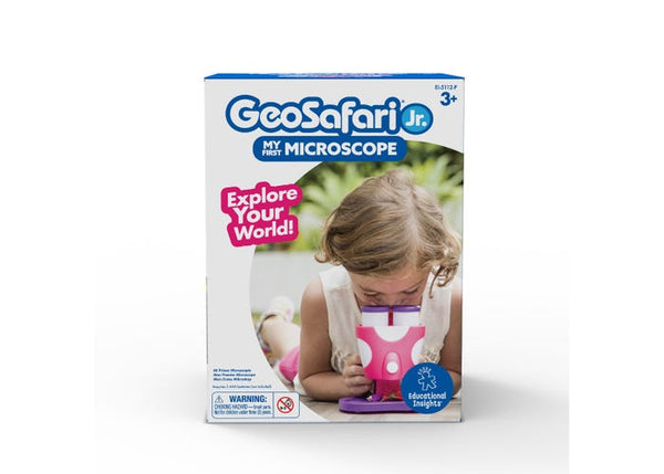 GeoSafari Jr. My First Microscope: Pink - Ages 3+