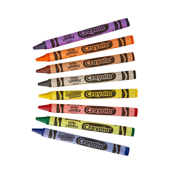 24 Ultra-Clean Washable Crayons- Ages 3+
