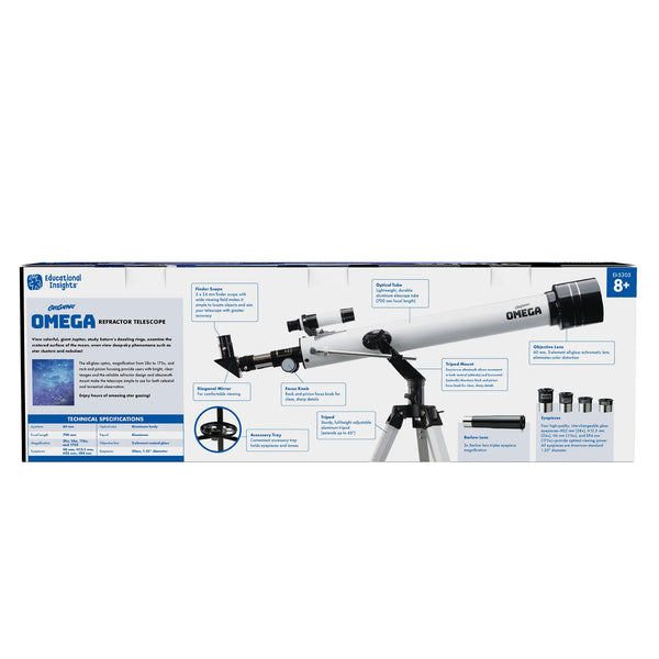 GeoSafari® OMEGA Refractor Telescope - Ages 8+