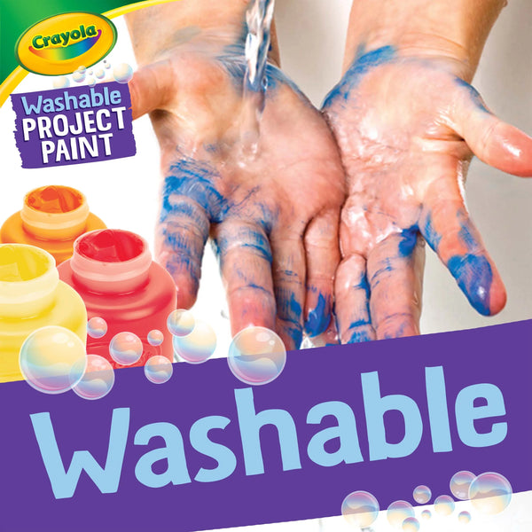 6 Washable Kids' Project Paint - Ages 3+