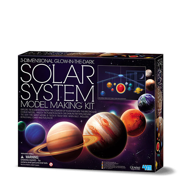 3D Glow-in-the-Dark Solar System Model Making Kit -Ages 8+