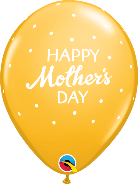 Mother's Day Petite Polka Dots Latex Balloon 11"