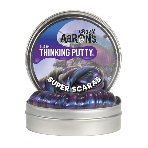 Thinking Putty: Super Scarab 4" Tin - Ages 3+