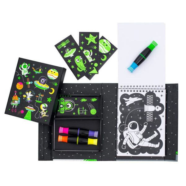 Neon Colouring Set: Outer Space - Ages 5+
