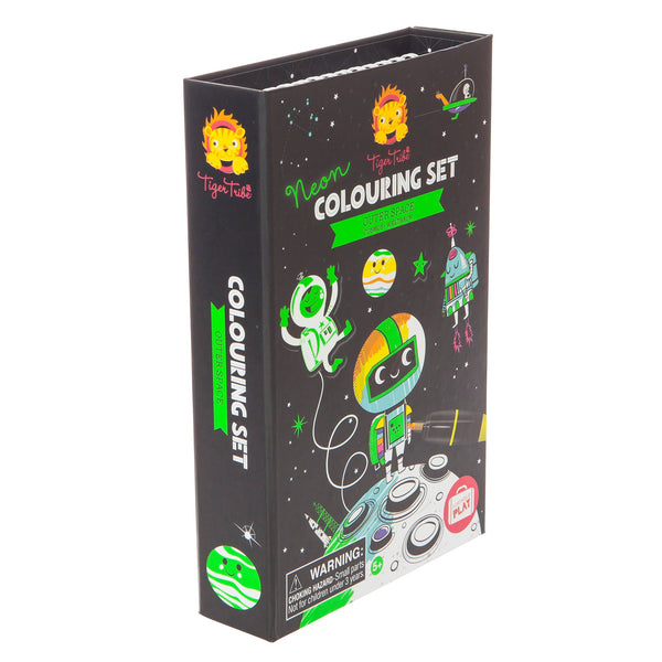 Neon Colouring Set: Outer Space - Ages 5+