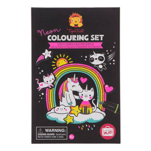 Neon Colouring Set: Unicorns and Friends - Ages 5+