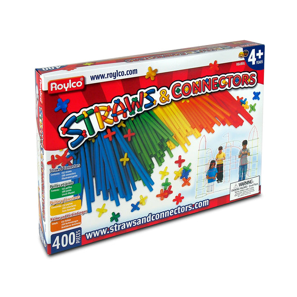 Straws & Connectors: 400 Piece Set - Ages 4+