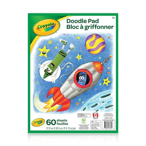 Crayola: Doodle Pad - 60 Pages - Ages 3+
