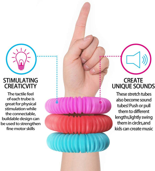 Loot: Mini Fidget Popping Tubes 3 Pack - Ages 3+