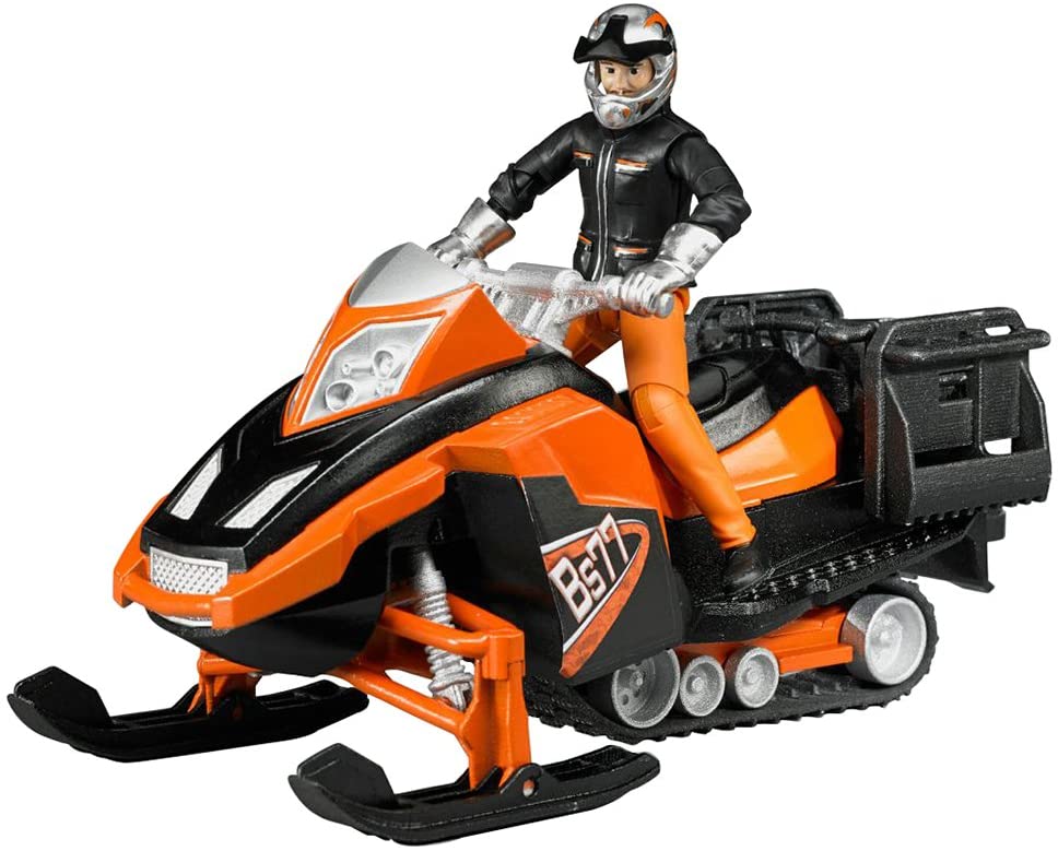 Snowmobile with Driver and Accessories - Ages 4+