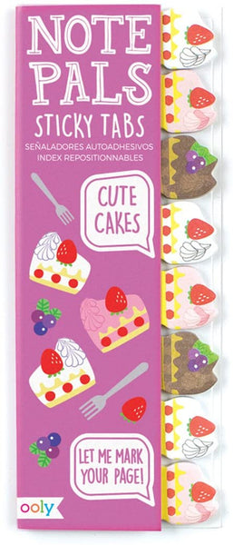 Note Pals Sticky Tabs: Cute Cakes - Ages 6+