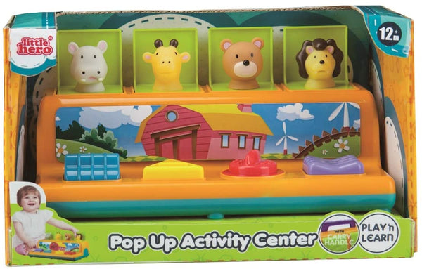 Pop Up Animal Activity Center - Ages 12+ months