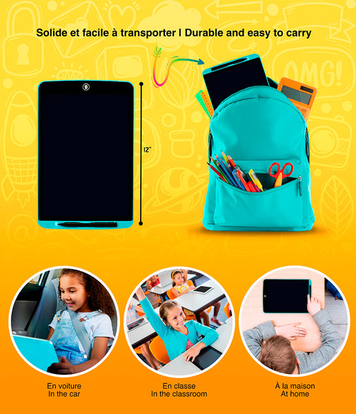 12 Colour Doodle Erasable Tablet - Ages 4+