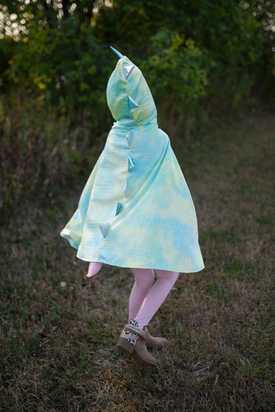 GP: Rainbow Reversible Unicorn/Dragon Cape - Size 5-6
