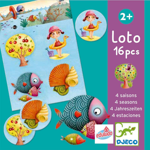 Djeco: 4 Seasons Loto - Ages 2+