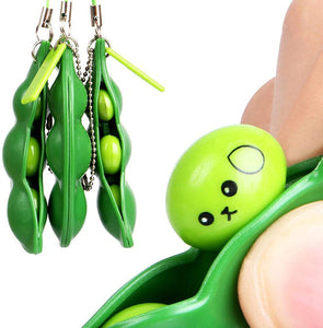 Peapod Fidget Clip-On Keychain - Ages  3+