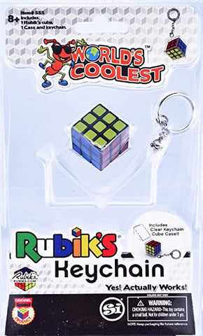World's Coolest Mini Rubik's Cube Keychain - Ages 8+