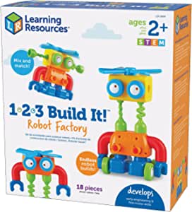 1-2-3 Build it! Robot Factory - Ages 2+