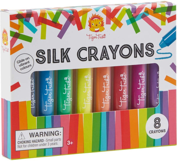 Silk Crayons Tiger Tribe 8 Crayons