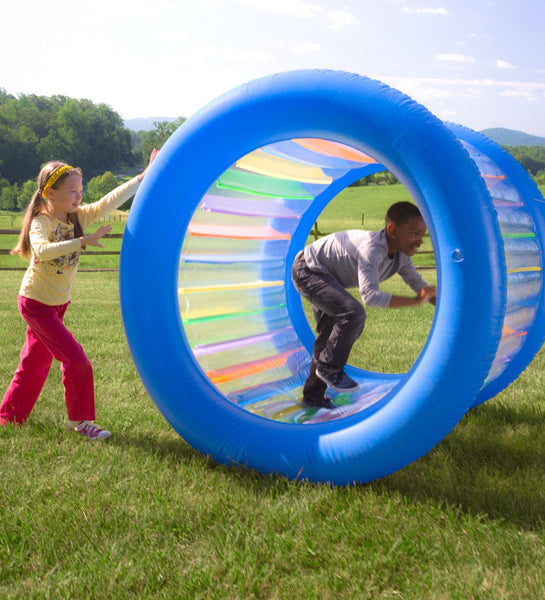 Roll With It! Giant Inflatable Rolling Wheel - Ages 5+