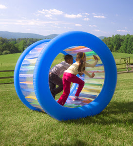 Roll With It! Giant Inflatable Rolling Wheel - Ages 5+