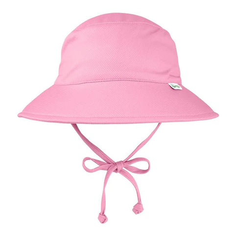 Breathable Bucket Sun Protection Hat: Light Pink - Ages 9mths+