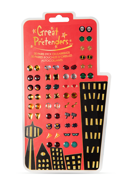 GP: Superhero Sticker Earrings - Ages 3+