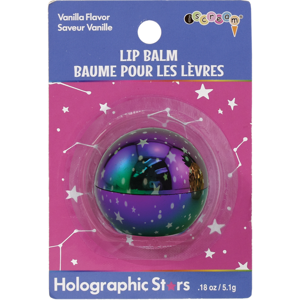 IS: Holographic Vanilla Flavor Lip Balm - Ages 3+