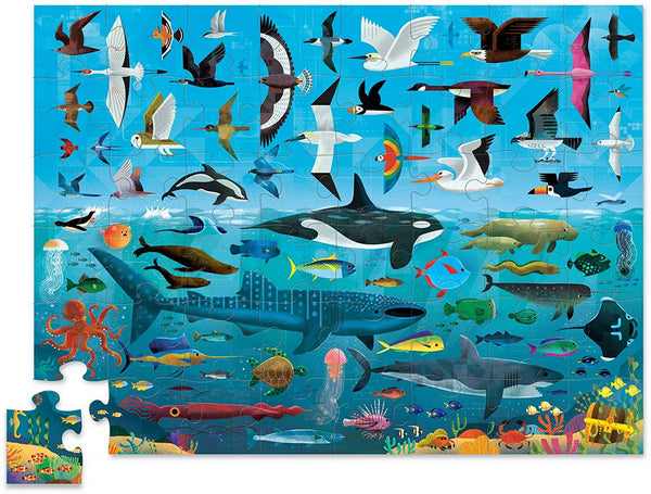 Above & Below: Sea and Sky Floor Puzzle 48pcs  - Ages 4+