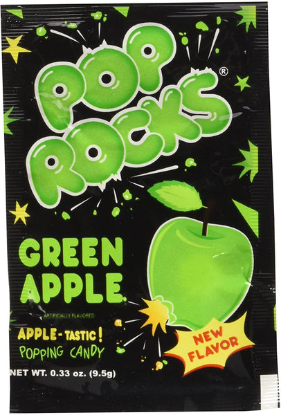 Pop Rocks Green Apple - popping Candy - Ages 4+