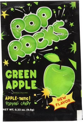 Pop Rocks Green Apple - popping Candy - Ages 4+