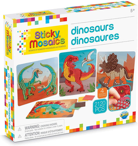 Sticky Mosaics: Dinosaurs - Ages 5+
