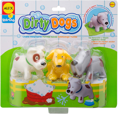 Alex: Toys Bath Dirty Dogs - Ages 6mths+
