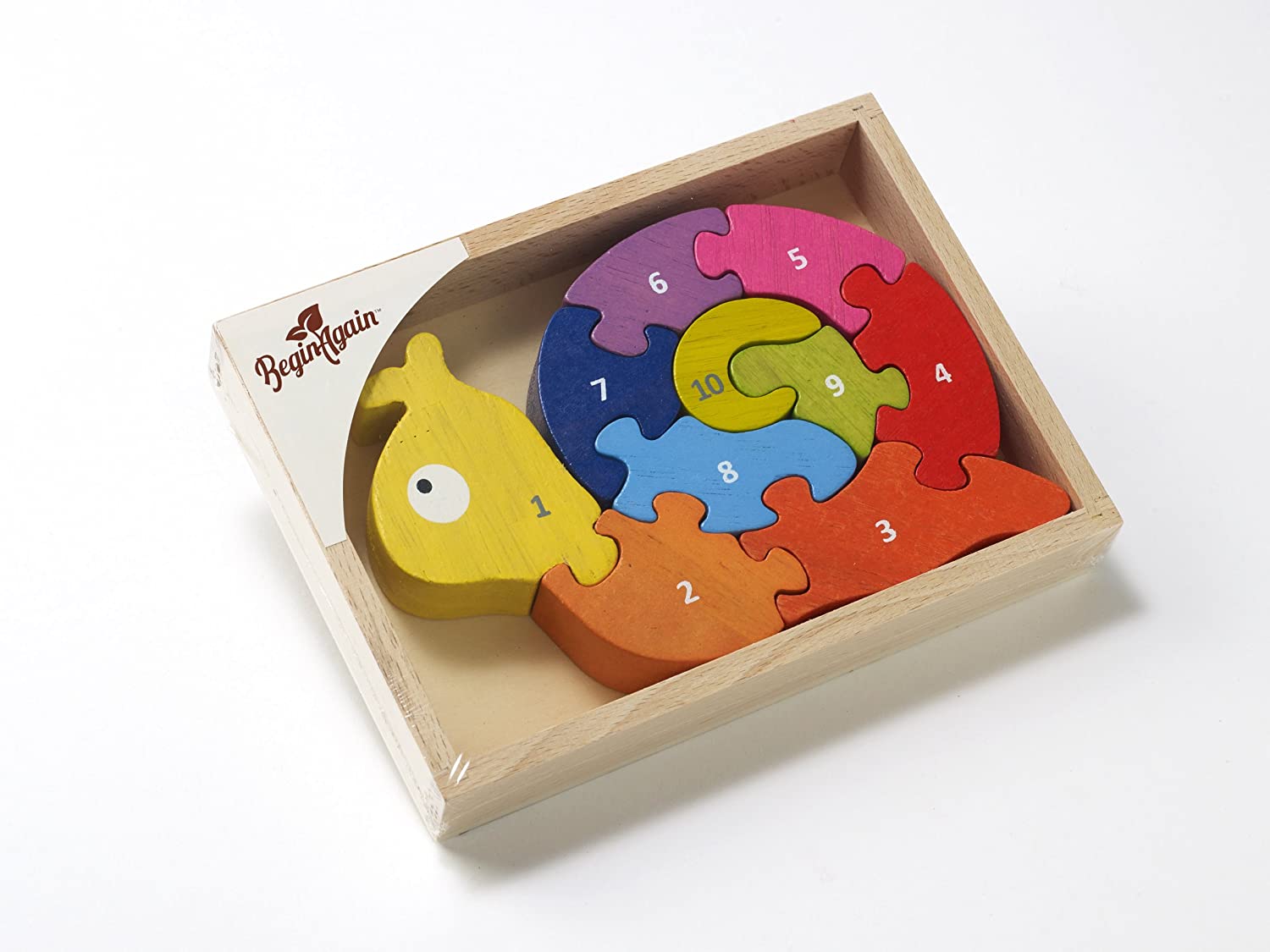 Number Snail Puzzle Begin Again 3+