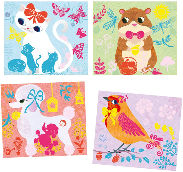 Djeco: Artistic Patch -Little Pets - Ages 6+