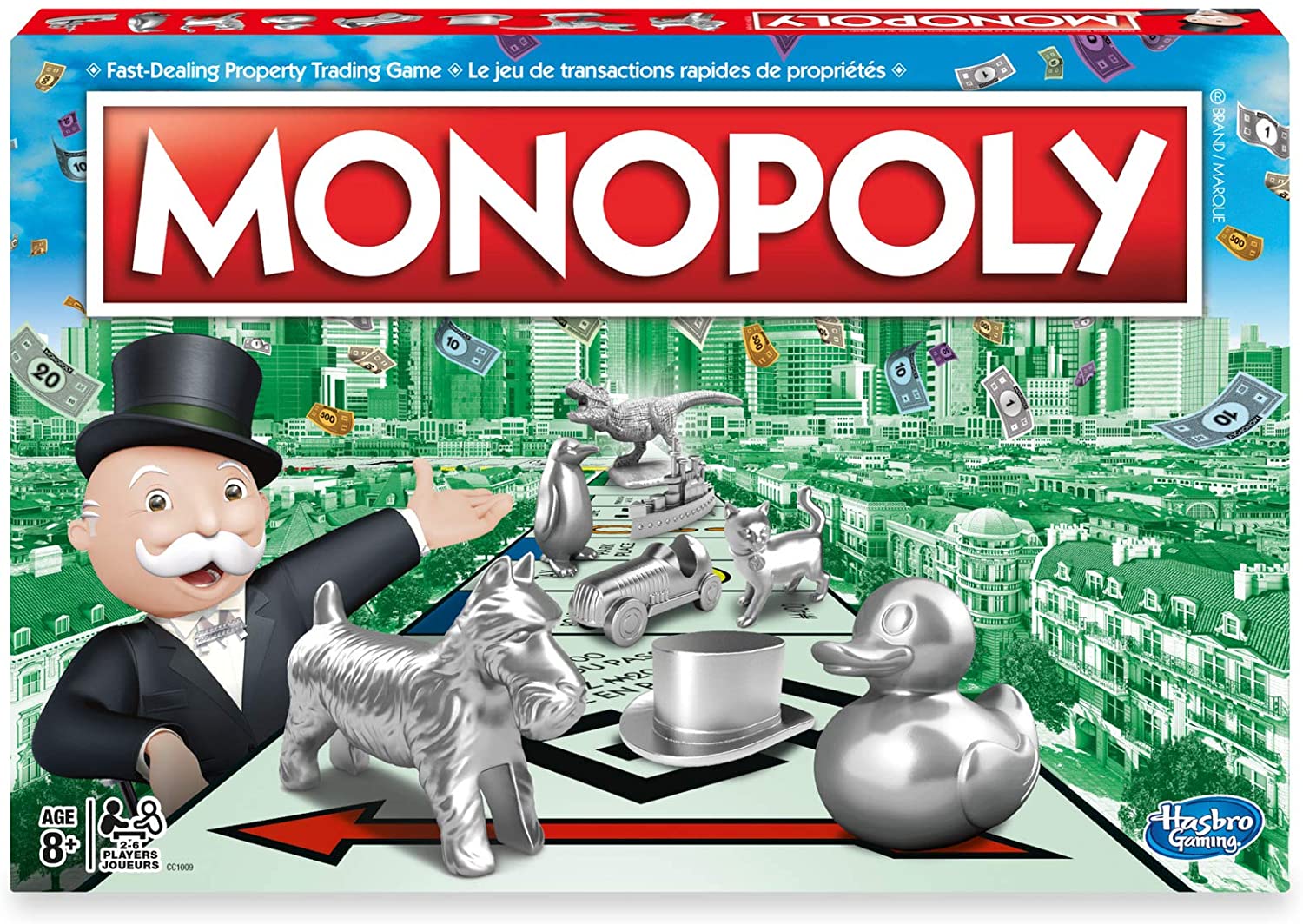 Monopoly Fast-Dealing Property Trading Game Ages 8+