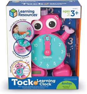 Tock the Learning Clock: Pink - Ages 3+