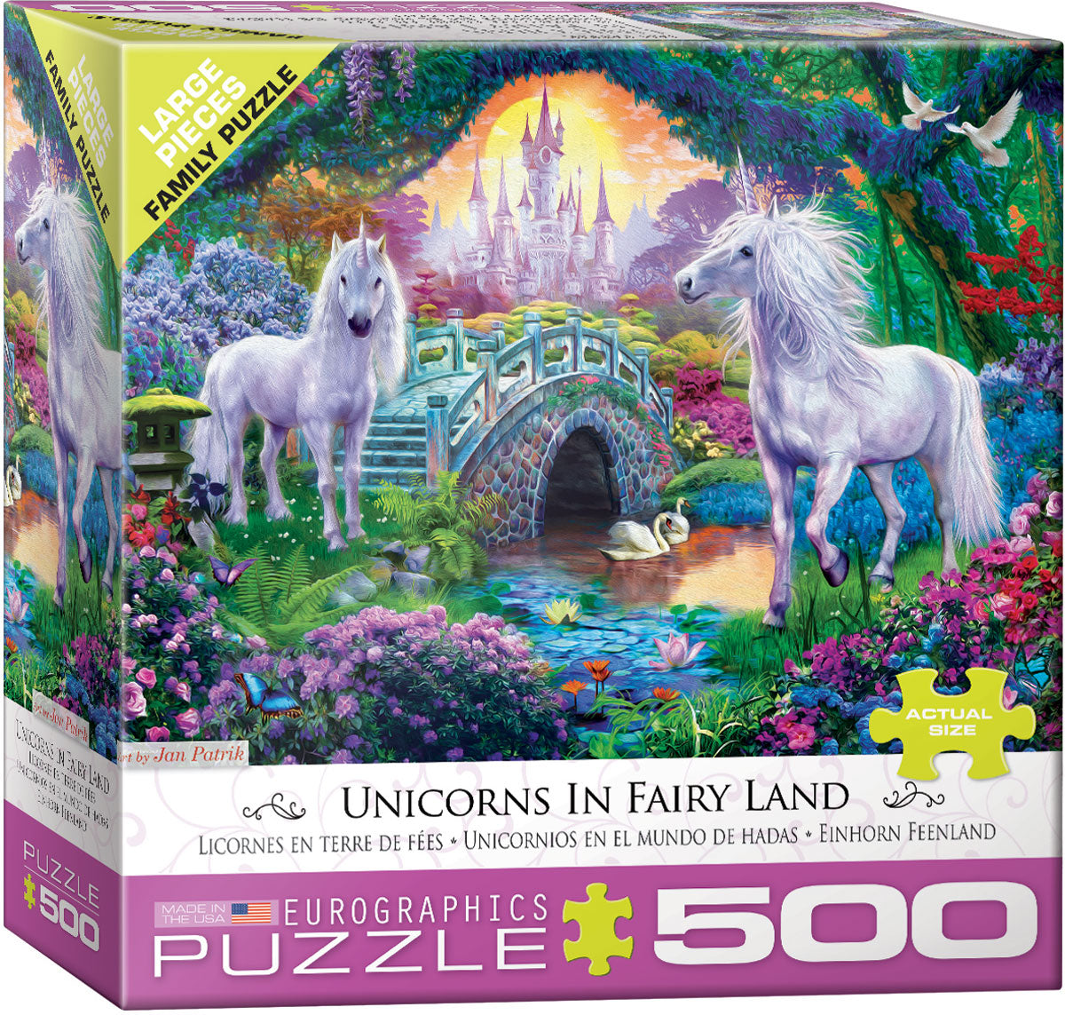 Unicorns In Fairy Land 500pc LG