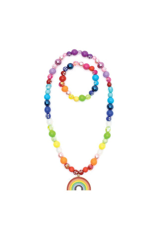 Double Rainbow Necklace & Bracelet Set - Ages 3+