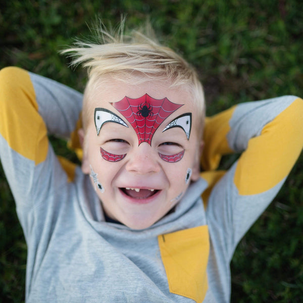 Spider Face Stickers - Ages 3+