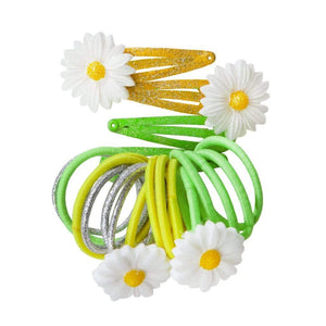 Dazzling Daisy Pony Tail Holders/Hair Clips - Ages 3+