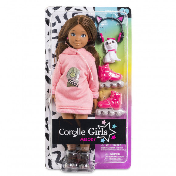 Corolle Girls Doll: Melody Music and Fashion Set - Ages 4+