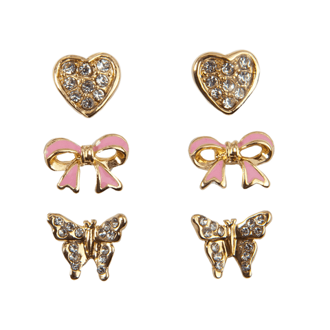 GP: Boutique Dazzle Studded Earrings - Ages 3+