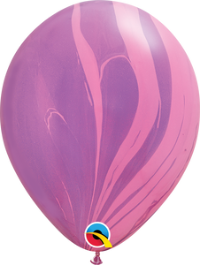 Rainbow SuperAgate® Latex Balloon 11"