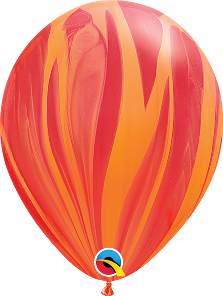 Rainbow SuperAgate® Latex Balloon 11"