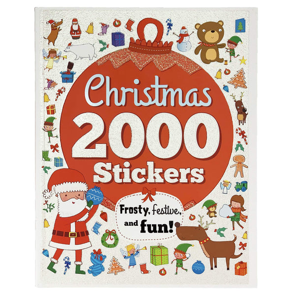 2000 Stickers Christmas Activity Book - Ages 4+