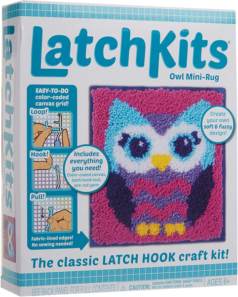 Latch Kits Owl Mini-Rug Ages 6+