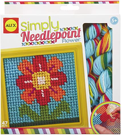 Alex: Simply Needlepoint: Flower Blossom - Ages 5+