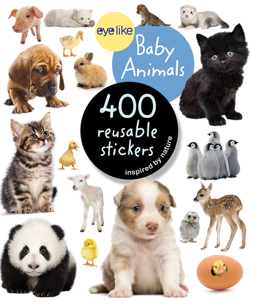 AB: EyeLike: Baby Animals 400 Reusable Stickers - Ages 3+