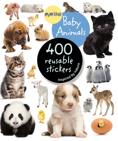 AB: EyeLike: Baby Animals 400 Reusable Stickers - Ages 3+
